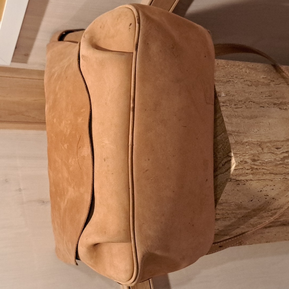 J. Peterman Company Leather Counterfeit MailBag - Picture 5 of 13